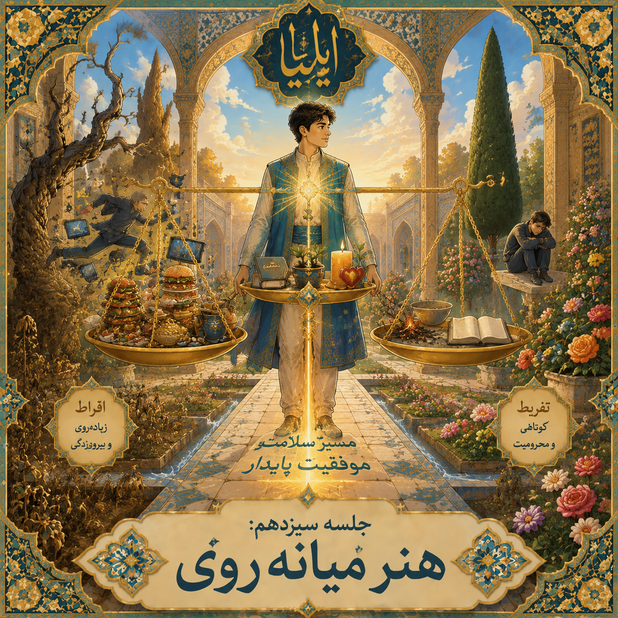 ۱۳ : هنر میانه روی